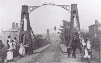 Broughton suspension bridge